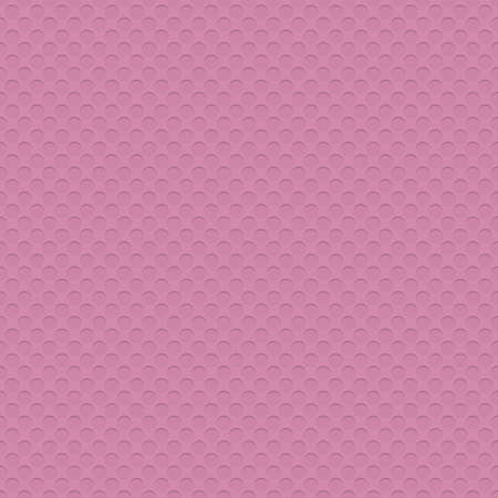 Repeating cutout circle pattern texture background - seamless 3d geometrical vector graphic with shadow effectのイラスト素材