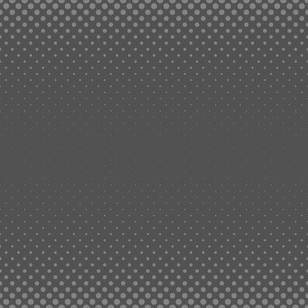 Grey abstract geometrical halftone circle pattern background - vector illustration from dots in...