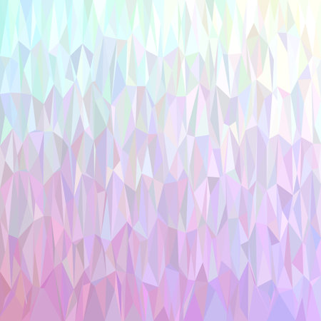 Geometric abstract chaotic triangle pattern background - mosaic vector graphic design from colored...