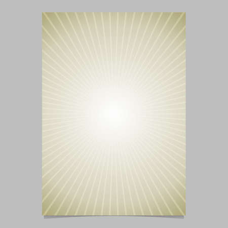 Gradient abstract ray burst design template - vector document background graphic with radial raysのイラスト素材