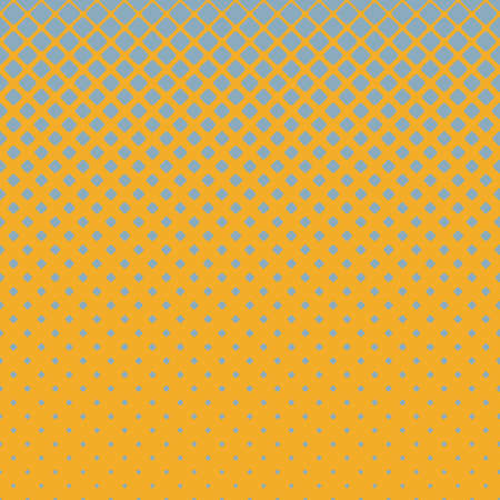 Abstract geometric halftone rounded square pattern background - vector illustration with diagonal squares in varying sizesのイラスト素材