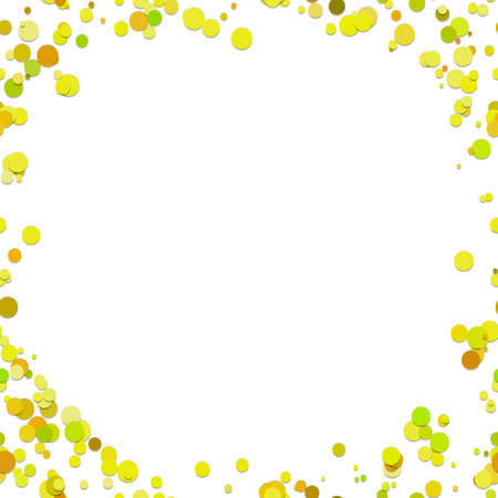 Color abstract chaotic dot background - vector graphic from dots with shadow effectsのイラスト素材