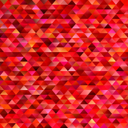 Red geometrical abstract triangle mosaic background - gradient vector mosaic graphic designのイラスト素材
