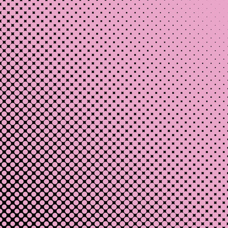 Abstract halftone dot pattern background - vector illustration from circles in varying sizes