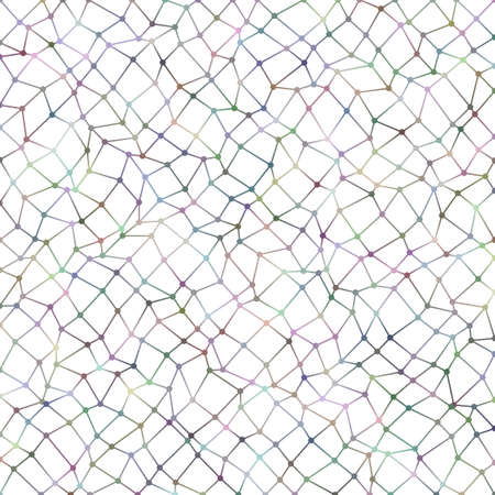 Abstract irregular polygon grid pattern background - vector graphicのイラスト素材