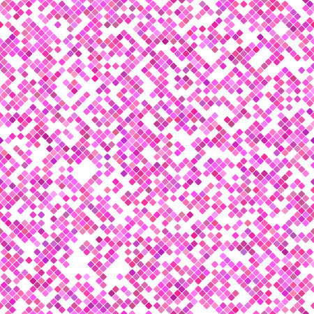Pink abstract seamless diagonal square pattern background design vector graphic.のイラスト素材