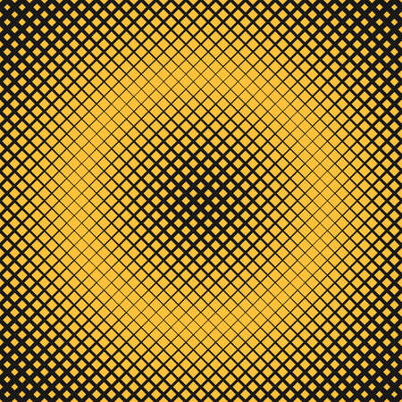 Retro abstract halftone square pattern background - vector design with diagonal squaresのイラスト素材