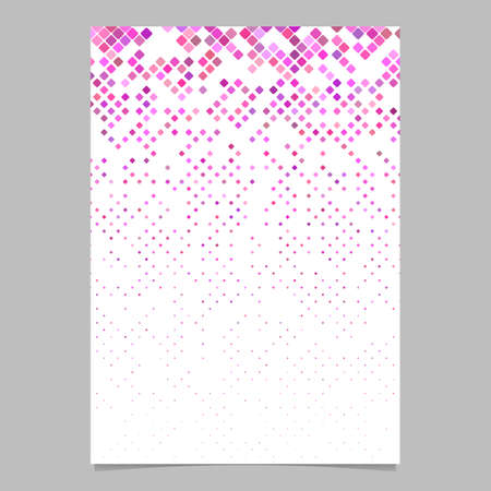 Geometric rounded square mosaic pattern for poster and wallpapers illustration.のイラスト素材