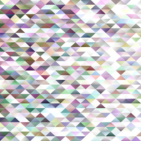 Geometrical abstract triangle mosaic background - gradient vector mosaic graphic design