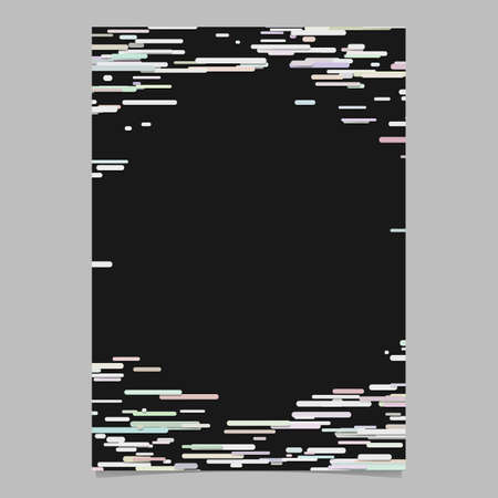 Horizontal stripe design background page template - blank vector border stationery illustrationのイラスト素材