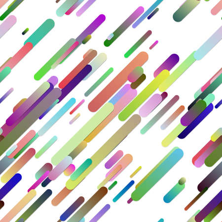 Colorful abstract seamless diagonal gradient stripe background pattern - trendy vector graphic designのイラスト素材