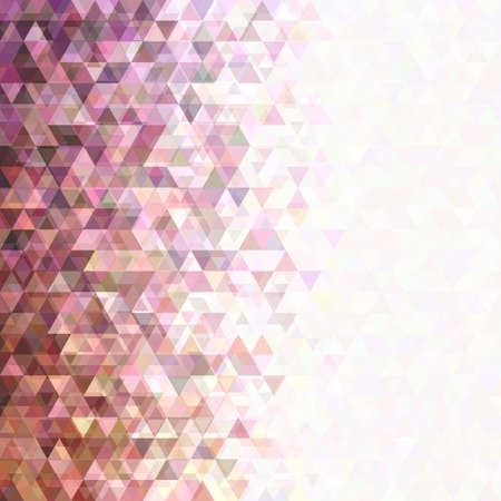 Retro geometric regular triangle background - vector graphic designのイラスト素材
