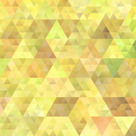 Yellow abstract gradient retro triangular pattern background design