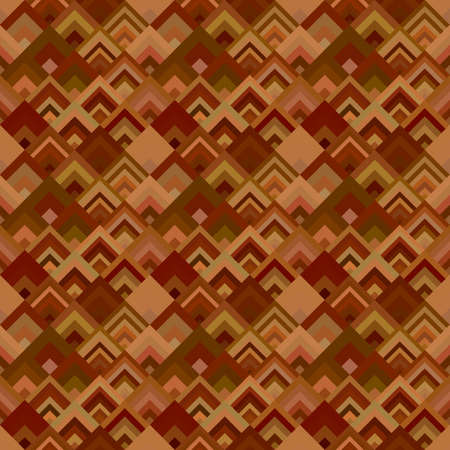 Brown abstract diagonal square mosaic pattern background - vector wall illustrationのイラスト素材