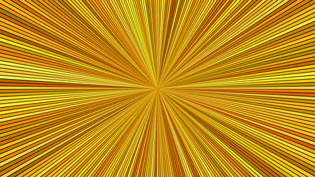 Orange psychedelic abstract ray burst stripe background - vector explosive illustrationのイラスト素材