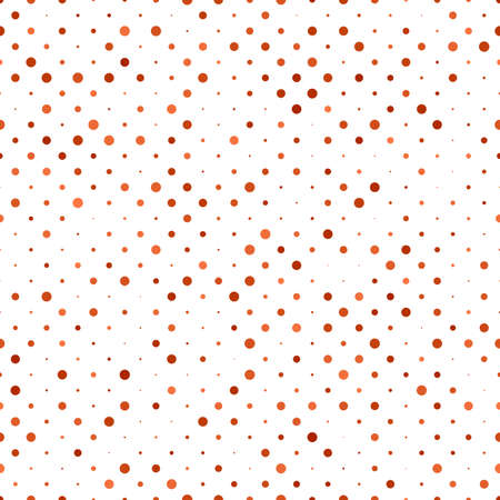 Geometrical red dot pattern background - seamless graphic designのイラスト素材