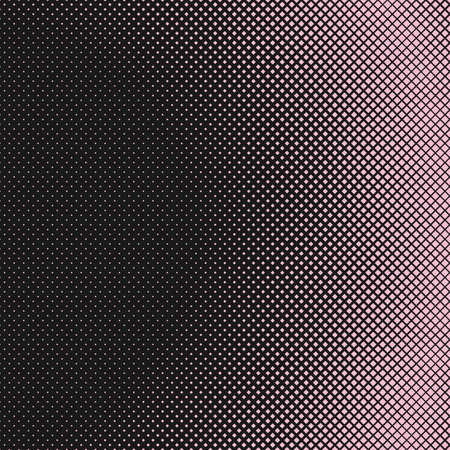 Abstract geometric halftone square pattern background - vector graphic from squaresのイラスト素材