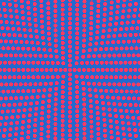 Halftone retro abstract dot pattern background -  vector design from dotsのイラスト素材