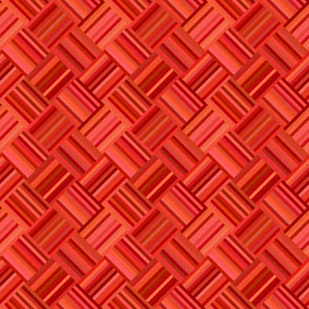 Red geometric diagonal stripe pattern - vector tiled mosaic background designのイラスト素材