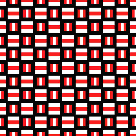 Abstract seamless square pattern background - vector graphicのイラスト素材