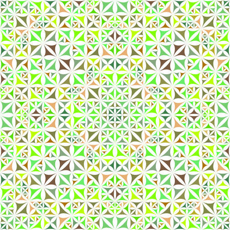 Colorful abstract repeating curved triangle kaleidoscope pattern wallpaper - geometric vector background graphicのイラスト素材