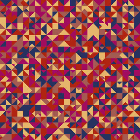 Polygonal triangle mosaic pattern background - multicolor abstract vector graphic designのイラスト素材