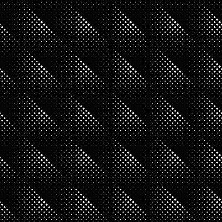 Abstract diagonal square pattern background - monochrome vector graphic designのイラスト素材