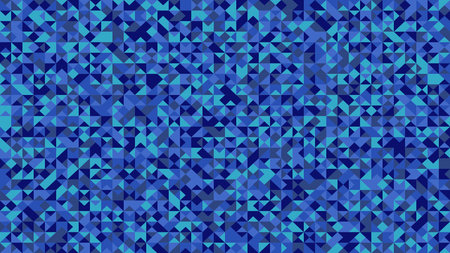 Abstract geometrical blue mosaic triangle pattern website background