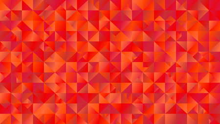 Abstract red polygonal gradient mosaic triangle webpage background