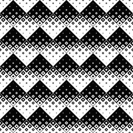 Square pattern background - abstract monochrome vector graphicのイラスト素材