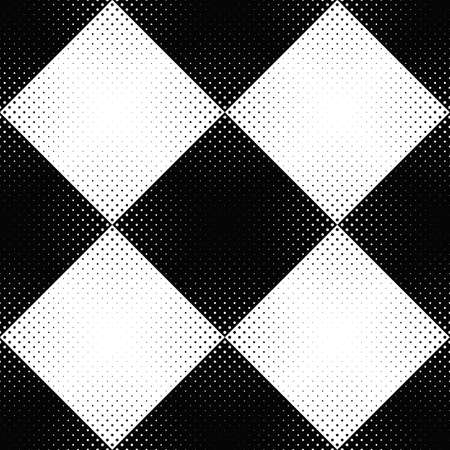 Abstract black and white circle pattern background designのイラスト素材