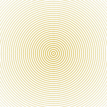 Round circle pattern background design - abstract monochrome vector graphicのイラスト素材