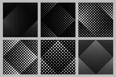 Seamless circle pattern background setのイラスト素材