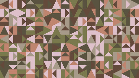 Random abstract geometrical triangle mosaic pattern background design