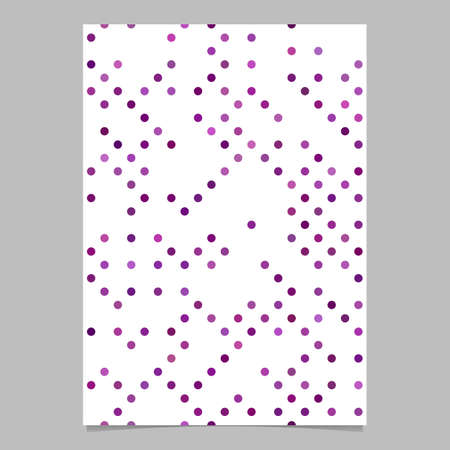 Abstract geometric dot pattern background flyer template - vector graphicのイラスト素材