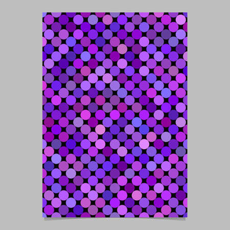 Purple abstract dot pattern brochure backgroundのイラスト素材