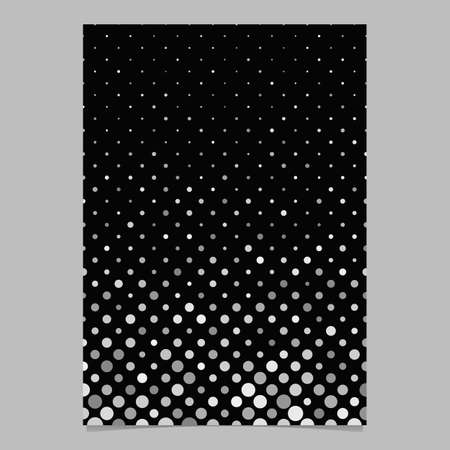Color dot pattern brochure template - vector document background graphicのイラスト素材