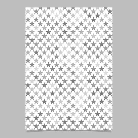 Abstract pentagram star pattern brochure template - vector designのイラスト素材
