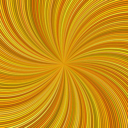 Orange abstract hypnotic spiral stripe backgroundの写真素材