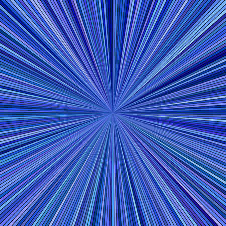 Blue psychedelic abstract star burst background from striped raysの写真素材