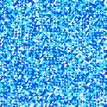 Abstract triangle mosaic pattern background - colorful vector graphicのイラスト素材