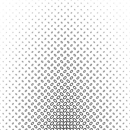 Black and white diagonal ellipse patternのイラスト素材