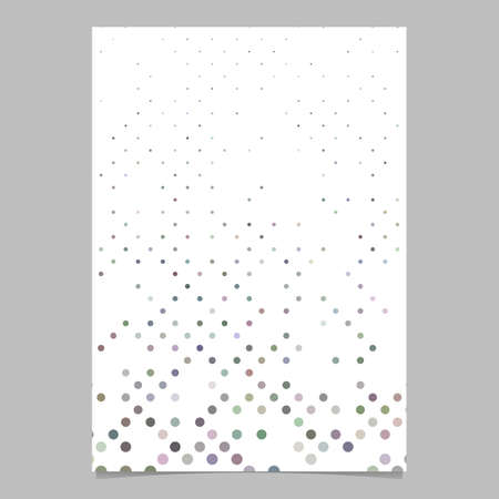 Abstract dot pattern background brochure templateのイラスト素材