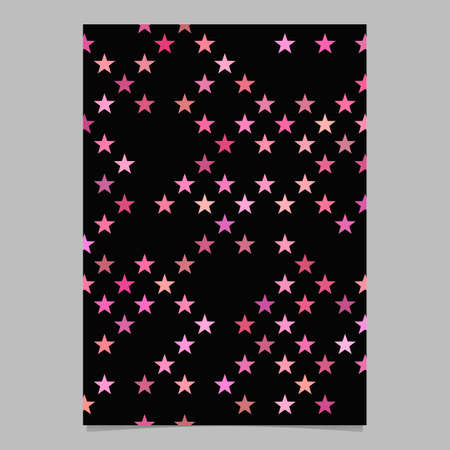 Abstract star pattern background brochure templateのイラスト素材