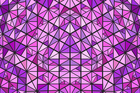 Abstract polygonal radial tiled triangle mosaic web background
