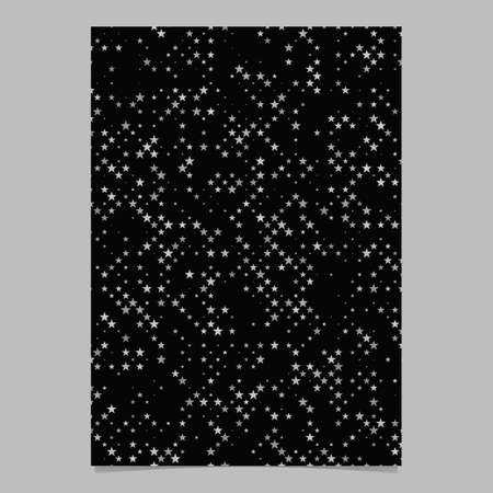Abstract star pattern background brochure template - vector designのイラスト素材