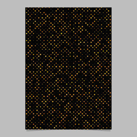 Abstract seamless pentagram star pattern flyer template backgroundのイラスト素材