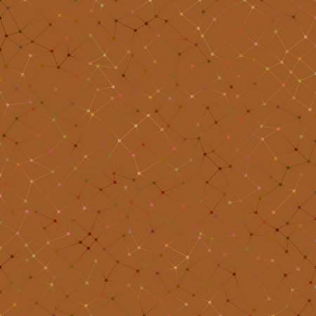 Abstract chaotic rectangle mesh background - vector illustration