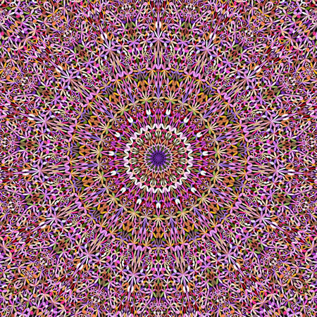 Colorful abstract botanical garden mandala pattern geometry wallpaperのイラスト素材