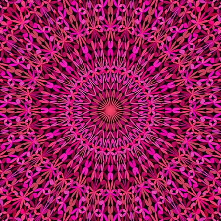 Pink abstract floral ornate mandala pattern background - vector illustrationのイラスト素材